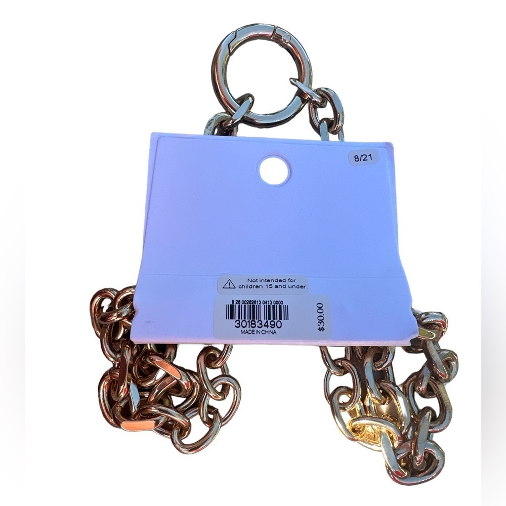 FREE w/BUNDLE NWT Express Gold Chain w/Carabeiner​ - Picture 3 of 3